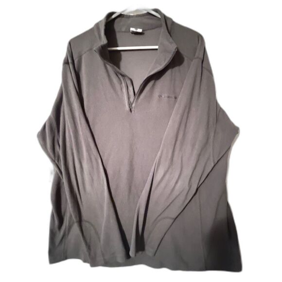 Columbia gray quarter zip fleece jacket XL - Picture 1 of 3